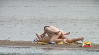 Подборка секса с реального нудистского пляжа
